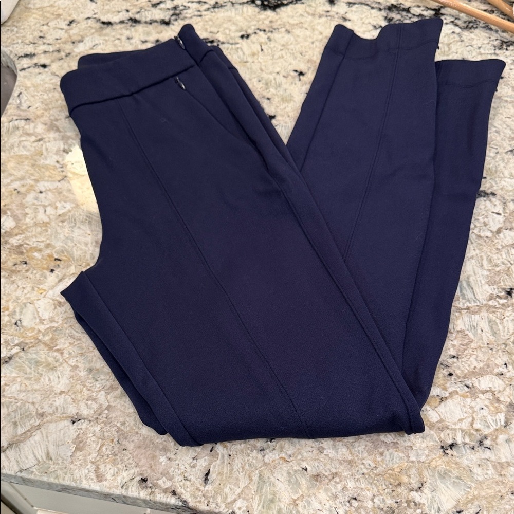 White House Black Market Navy Straight Leg Pants